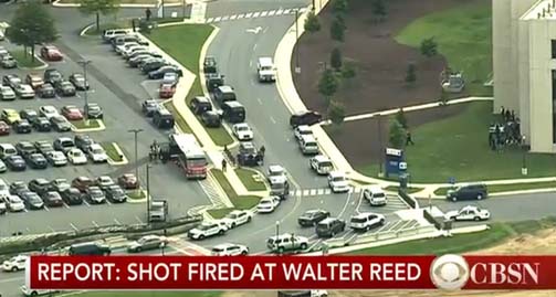 Walter Reed Medical Center locked down